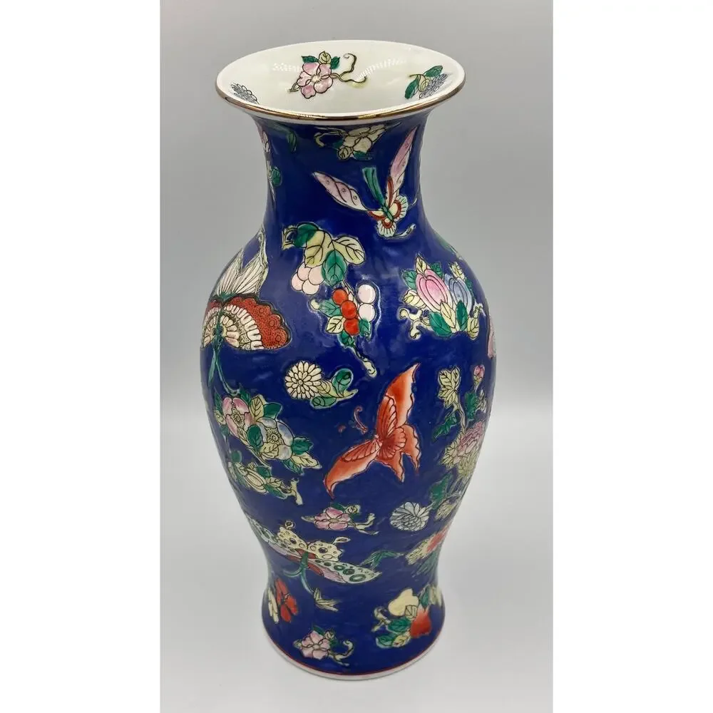 Antique Large Fine Quality Oriental Chinese 19th Century TongZhi Mark Vase